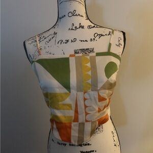 Scarf top never worn!